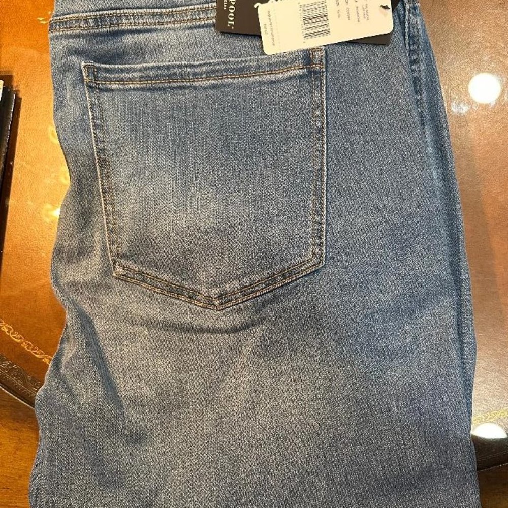 Women's Liverpool Blue "The Rascal Cuff Pant" SZ 16/33 New With Tags